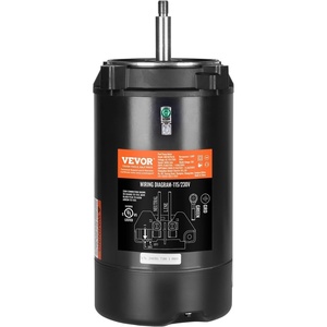 image:imageVEVOR 15 HP Pool Pump Motor 56J Frame 115V136 Amps230V68 Amps 3450 RPM 60Hz 13 Service Factor 90F250V Capacitor CCW Rotation Round Flange Replacement Motor1HP