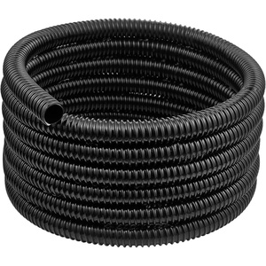image:imageVEVOR 21 ft Corrugated Pond Tubing 1 inch Inner Diameter Flexible PVC Hose Black Drain Pipe Plastic Corrugated Water Tubing for Pond Pump Fountain Garden Swimming Pools Filters 1 pcs