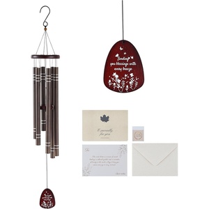 image:imageVEVOR 50 Deep Tone Wind Chimes for Outside  Large Memorial Wind Chimes Sympathy Gifts for Loss of Loved One Mother Father Outdoor Decor for Garden Patio Yard Soothing Melodic TonesDark Brown