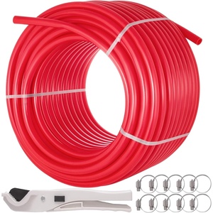 image:imageVEVOR Oxygen Barrier PEX Tubing 500Ft Red 58 Inch PEX Pipe Radiant Heat Floor O2 EVOH PexB Heat Durable Plumbing Flexible for Residential Commercial Heating Plumbing500Ft 58 Red