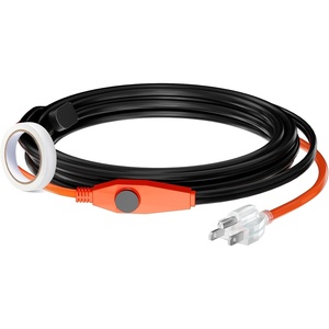 image:imageVEVOR Pipe Heating Cable 24FT 7WFT Heat Tape for Pipes with Builtin Thermostat Water Pipe Heat Cable Protects PVC Hose Metal and Plastic Pipe from Freezing12FT