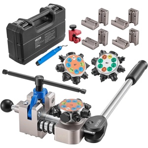 image:imageVEVOR Professional Brake Line Flaring Tool 45 Degree Double Flare Bubble Flare Tool Kit for 316 14 516 38 Copper Aluminum Thin Steel Tubes45  37 Degree
