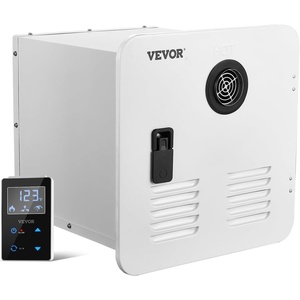 image:imageVEVOR RV Tankless Water Heater 65000 BTU Instant Shower with 15 x 15 in White Door and Remote Controller Ideal for RVers Family Everyday Use