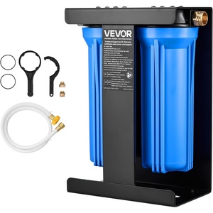 image:imageVEVOR RV Water Filter with Bracket 2Cartridge 25 x 10 in Water Filter System for RVs Remove Chlorine Bad Tastes Odors and Most Contaminants for Campers Boats Vanswith bracket