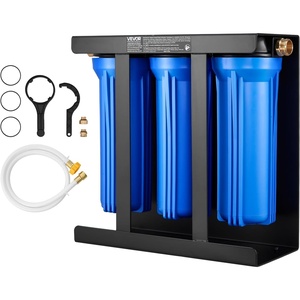 image:imageVEVOR RV Water Filter with Bracket 3Cartridge 25 x 10 in Water Filter System for RVs Remove Sediments Chlorine Bad Tastes Odors and Most Contaminants for Campers Boats Vanswith bracket