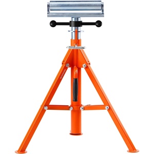 image:imageVEVOR Roller Stand Heavy Duty 2500 LBS Load Capacity Tool Stand  2852 Height Adjustable  Foldable SpaceSaving Design  for Woodworking and Metalworking Long Boards Metal Pipes or BarsHeavy Duty Roller Stand