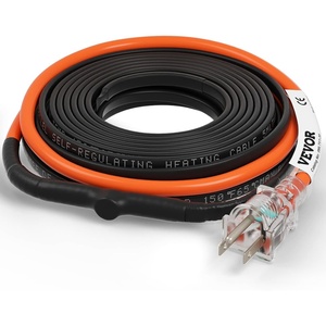image:imageVEVOR SelfRegulating Pipe Heating Cable 6feet 5Wft Heat Tape for Pipes Freeze Protection Protects PVC Hose Metal and Plastic Pipe from Freezing 120V30 Feet