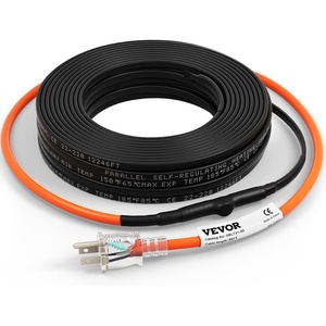 image:imageVEVOR SelfRegulating Pipe Heating Cable 6feet 5Wft Heat Tape for Pipes Freeze Protection Protects PVC Hose Metal and Plastic Pipe from Freezing 120V80 Feet