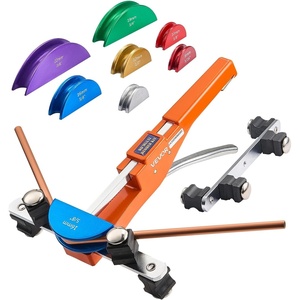 image:imageVEVOR Tubing Bender Kit 14 to 78 Inch Compact Ratcheting Tube Pipe Bender Ratchet Hand Bending Tool with 7 Color Aluminium Alloy Dies HVAC Tools for Copper HVAC Air Conditioning RefrigerationMulticolor