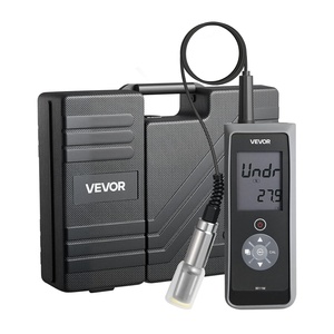 image:imageVEVOR Turbidity Meter 01000 NTU Measuring Range ISO 7027 Compliant Portable Red Light Turbidimeter Quick Reading with Calibration Solutions Sample Vials and Carry Case for Field and Plant00200 mgL