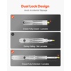 image:imageVEVOR 1 Pair Full Extension Drawer Slides 18 20 22 28 30 32 36 38 40 44 48 52 56 60 in 500 lbs Load Capacity Locking Drawer Slides Ball Bearing with Lock Side Mount Drawer Slide Rail44 inch