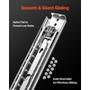 image:imageVEVOR 1 Pair Full Extension Drawer Slides 18 20 22 28 30 32 36 38 40 44 48 52 56 60 in 500 lbs Load Capacity Locking Drawer Slides Ball Bearing with Lock Side Mount Drawer Slide Rail44 inch
