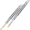 image:imageVEVOR 1 Pair Full Extension Drawer Slides 18 20 22 28 30 32 36 38 40 44 48 52 56 60 in 500 lbs Load Capacity Locking Drawer Slides Ball Bearing with Lock Side Mount Drawer Slide Rail44 inch