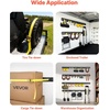 image:imageVEVOR ETrack TieDown Rail Kit 36 Pcs Set Etrack Kit 8 E Track Rails 5ft4ft2ft1ft 2 Ratchet Straps amp 8 ORings amp 8 TieOffs with DRing amp 2 Single Slots amp 16 End Caps Fit for Vans Trailers5FT4FT2FT1FT
