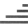 image:imageVEVOR ETrack TieDown Rail Kit 36 Pcs Set Etrack Kit 8 E Track Rails 5ft4ft2ft1ft 2 Ratchet Straps amp 8 ORings amp 8 TieOffs with DRing amp 2 Single Slots amp 16 End Caps Fit for Vans Trailers5FT4FT2FT1FT