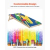 image:imageVEOVR Cornhole Set Corn Hole Game Boards Wood Portable Toss Board Indoor and Outdoor Cornhole Play for Adults for Yard Backyard Beach Camping 4x2 ft DIY