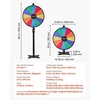 image:imageVEVOR 24 in Spinning Prize Wheel 12 Slots Spinning Wheel with Stand Adjustable Height Win Fortune Roulette with a Dry Erase and 2 Markers 6 Colors Easy Assembly for Party Pub Trade Show Carnival