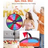 image:imageVEVOR 24 in Spinning Prize Wheel 14 Slots Spinning Wheel with Tripod Adjustable Height Win Fortune Roulette with a Dry Erase and 2 Markers 6 Colors Easy Assembly for Party Pub Trade Show Carnival