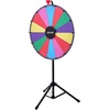image:imageVEVOR 24 in Spinning Prize Wheel 14 Slots Spinning Wheel with Tripod Adjustable Height Win Fortune Roulette with a Dry Erase and 2 Markers 6 Colors Easy Assembly for Party Pub Trade Show Carnival