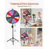 image:imageVEVOR 24 in Spinning Prize Wheel 14 Slots Spinning Wheel with Tripod Adjustable Height Win Fortune Roulette with a Dry Erase and 2 Markers 6 Colors Easy Assembly for Party Pub Trade Show Carnival