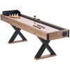 image:imageVEVOR 7ft 9ft 12ft Shuffleboard Table for Family Game Room Shuffle Board with ScratchResistant Playfield Legs 8 Pucks Wax Brush for Smooth Fast Puck Action9 ft