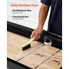 image:imageVEVOR 7ft 9ft 12ft Shuffleboard Table for Family Game Room Shuffle Board with ScratchResistant Playfield Legs 8 Pucks Wax Brush for Smooth Fast Puck Action9ft  with LED