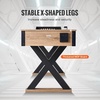 image:imageVEVOR 7ft 9ft 12ft Shuffleboard Table for Family Game Room Shuffle Board with ScratchResistant Playfield Legs 8 Pucks Wax Brush for Smooth Fast Puck Action9 ft
