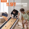 image:imageVEVOR 7ft 9ft 12ft Shuffleboard Table for Family Game Room Shuffle Board with ScratchResistant Playfield Legs 8 Pucks Wax Brush for Smooth Fast Puck Action115 ft