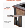 image:imageVEVOR 7ft 9ft 12ft Shuffleboard Table for Family Game Room Shuffle Board with ScratchResistant Playfield Legs 8 Pucks Wax Brush for Smooth Fast Puck Action9ft  with LED