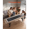 image:imageVEVOR 7ft 9ft 12ft Shuffleboard Table for Family Game Room Shuffle Board with ScratchResistant Playfield Legs 8 Pucks Wax Brush for Smooth Fast Puck Action7ft