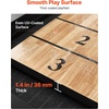 image:imageVEVOR 7ft 9ft 12ft Shuffleboard Table for Family Game Room Shuffle Board with ScratchResistant Playfield Legs 8 Pucks Wax Brush for Smooth Fast Puck Action9ft  with LED