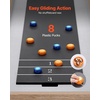 image:imageVEVOR 7ft 9ft 12ft Shuffleboard Table for Family Game Room Shuffle Board with ScratchResistant Playfield Legs 8 Pucks Wax Brush for Smooth Fast Puck Action7ft