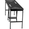 image:imageVEVOR 8 Foot Portable Beer Pong Table Foldable 36 inch Heightened Carrying Handles and 6 Pong Balls Lightweight Tailgate Table for Office Tailgate Party Travel amp Camping Black