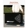 image:imageVEVOR 8 Foot Portable Beer Pong Table Foldable 36 inch Heightened Carrying Handles and 6 Pong Balls Lightweight Tailgate Table for Office Tailgate Party Travel amp Camping Black
