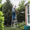 image:imageVEVOR AFrame Telescoping Ladder 205 FT  Compact amp Portable Aluminum Ladder 330lb Load Capacity for Home Roof Stairs Indoor amp Outdoor Use10 FT