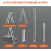 image:imageVEVOR AFrame Telescoping Ladder 205 FT  Compact amp Portable Aluminum Ladder 330lb Load Capacity for Home Roof Stairs Indoor amp Outdoor Use205FT