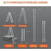 image:imageVEVOR AFrame Telescoping Ladder 205 FT  Compact amp Portable Aluminum Ladder 330lb Load Capacity for Home Roof Stairs Indoor amp Outdoor Use20FT