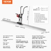 image:imageVEVOR Concrete Power Screed 8ft Aluminum Board Straight Edge Bar Set 4 Stroke Cement Finishing Vibrating Motor with Height Adjustable Handles High Efficient Concrete Tools 6500RPM11FT