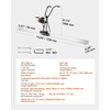 image:imageVEVOR Concrete Power Screed 8ft Aluminum Board Straight Edge Bar Set 4 Stroke Cement Finishing Vibrating Motor with Height Adjustable Handles High Efficient Concrete Tools 6500RPM4FT