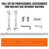 image:imageVEVOR Concrete Power Screed 8ft Aluminum Board Straight Edge Bar Set 4 Stroke Cement Finishing Vibrating Motor with Height Adjustable Handles High Efficient Concrete Tools 6500RPM11FT