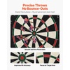 image:imageVEVOR Dartboard with 6 Darts amp Scoring Kit SelfHealing Sisal Fibers Dartboard with StapleFree Bullseye amp Rotating Number Ring 177 Professional Steel Tip Dart Board Set for Home Party Game Rooms