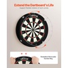image:imageVEVOR Dartboard with 6 Darts amp Scoring Kit SelfHealing Sisal Fibers Dartboard with StapleFree Bullseye amp Rotating Number Ring 177 Professional Steel Tip Dart Board Set for Home Party Game Rooms