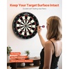 image:imageVEVOR Dartboard with 6 Darts amp Scoring Kit SelfHealing Sisal Fibers Dartboard with StapleFree Bullseye amp Rotating Number Ring 177 Professional Steel Tip Dart Board Set for Home Party Game Rooms