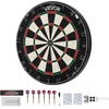 image:imageVEVOR Dartboard with 6 Darts amp Scoring Kit SelfHealing Sisal Fibers Dartboard with StapleFree Bullseye amp Rotating Number Ring 177 Professional Steel Tip Dart Board Set for Home Party Game Rooms