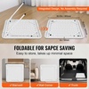 image:imageVEVOR Mahjong Table Square 4 Player Folding Card Table with 4 Cup Holders amp 4 Chip Trays Portable Domino Game Table with 1 Set of Dominoes for Mahjong Poker Puzzles 354 x 354inch White