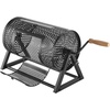 image:imageVEVOR Raffle Ticket Spinner 116 x 66 Holds 2500 Tickets or 100 Ping Pong Balls Raffle Drum Lottery Spinning Cage with Reinforced Handle Stable Triangular Stand for Events and Gatherings Black
