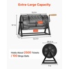image:imageVEVOR Raffle Ticket Spinner 116 x 66 Holds 2500 Tickets or 100 Ping Pong Balls Raffle Drum Lottery Spinning Cage with Reinforced Handle Stable Triangular Stand for Events and Gatherings Black