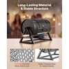 image:imageVEVOR Raffle Ticket Spinner 116 x 66 Holds 2500 Tickets or 100 Ping Pong Balls Raffle Drum Lottery Spinning Cage with Reinforced Handle Stable Triangular Stand for Events and Gatherings Black