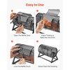 image:imageVEVOR Raffle Ticket Spinner 116 x 66 Holds 2500 Tickets or 100 Ping Pong Balls Raffle Drum Lottery Spinning Cage with Reinforced Handle Stable Triangular Stand for Events and Gatherings Black