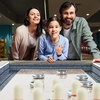 image:imageVEVOR Shuffleboard Table 9 ft LED Light Up Shuffleboard for Family Game Room 2 in 1 Shuffleboard and Bowling Combo Game Set with ScratchResistant Playfield Legs 8 Pucks Bowling Set Wax Brush